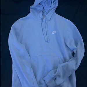 Nike Blue Sweatshirt Hoodie with Relaxed Fit